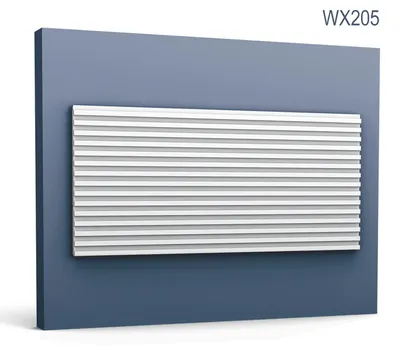 Produktbild von Orac Decor WX205 MODERN TRACK 3D Wandpaneel Zierelement Stuckleiste 2 m