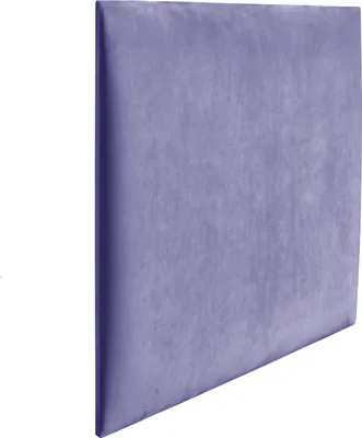 Produktbild von RAVIO Wandpaneel Wandkissen als Kopfteil für Bett 3D Wandverkleidung mit Schaumstoff Wandpolster Wanddeko (40 x 40 cm, Farbe: Hellviolett - Magic Velvet 2248)