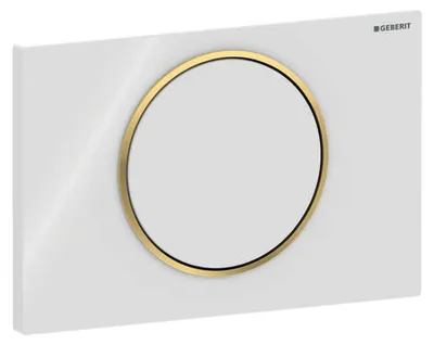 Immagine prodotto di Placca Di Comando "Sigma 10" Bianco/Oro/Bianco