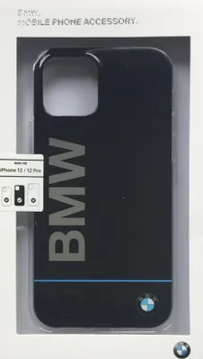 Obrázek produktu pro Pouzdro na mobilní telefon Apple iPhone 12 / 12 Pro BMW Hardcase Cover plastové černé