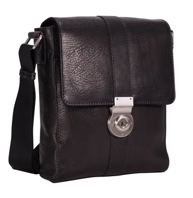 Produktbild von LEONHARD HEYDEN Leder Umhängetasche Bergamo Messenger Bag Black schwarz