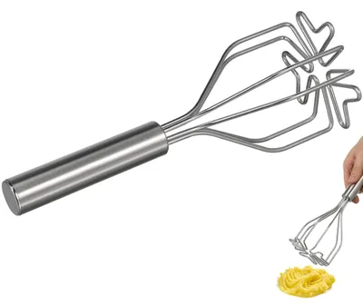Productafbeelding van Kartoffelprakker - Van roestvrij staal - Handmatige prakker voor aardappelpuree
