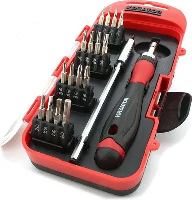 Obrázek produktu pro KREATOR ráčna + bity 18ks KRT400007