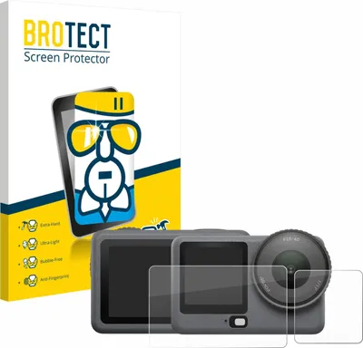 Produktbild von BROTECT Schutzglas für DJI Osmo Action 6 Schutzfolie Panzer Folie Glas Display Schutz klar