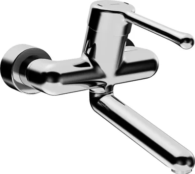 Obrázek produktu pro Hansa Medipro nástěnný směšovač s dlouhou pákou A246mm, 1 ks.
