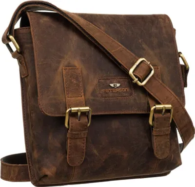 Produktbild von PTN 996-M-NSH-4901 TAN Ledertasche
