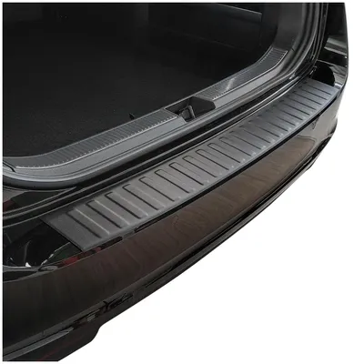 Produktbild von Edelstahl Ladekantenschutz passend für Skoda Superb Combi 4 2024- Beschichtet, Farbe:Schwarz Pulverbeschichtet