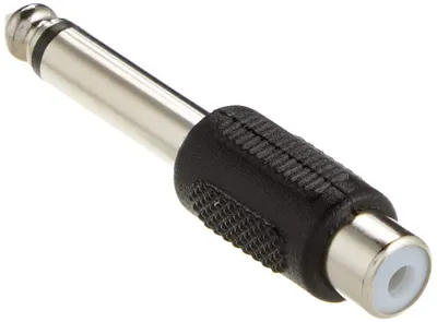 Image de Adaptateur PremiumCord 6, 3 mm, prise mono - 1 x connecteur/borne RCA (Cinch)
