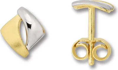 Produktbild von Ohrstecker 333/- Gelbgold teil-rhodiniert