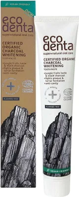 Produktbild von ECODENTA_Certified Organic Charcoal Toothpaste organiczna pasta węglowa z owocami dżungli 75ml