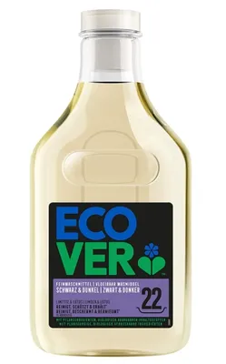 Obrázek produktu pro Čisticí a ošetrující prací prostředek Ecover 1l - Pro dokonalé čištění a dlouhotrvající péči o vaše prádlo. 22 prací v jedné lahvi.