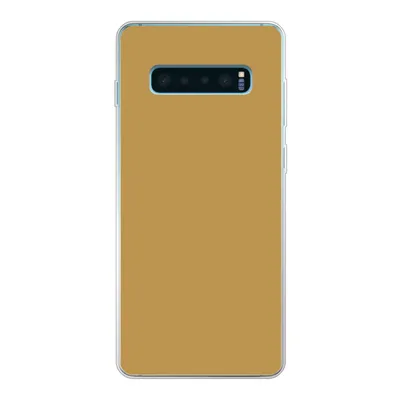Produktbild von MuchoWow® Handyhülle Schutzhülle Hülle für Samsung Galaxy S10 Lite Ockergelb - Farbe - Herbst - Gelb - Fest - Farben Silikon Softcase Handy Hülle - Schutz