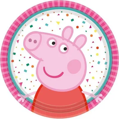 Produktbild von 8 Teller Peppa Wutz 18 cm