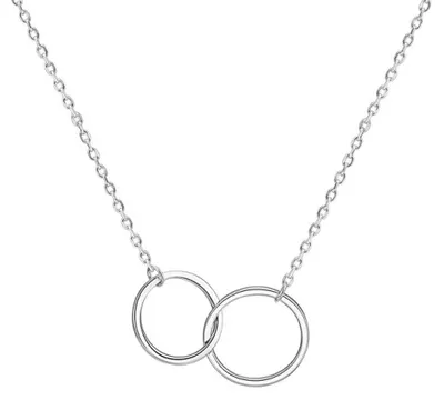 Produktbild von Silberne Halskette mit Ringen AGS1132/47