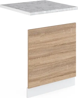 Produktbild von Frontblende Vicco R-Line Sonoma 60 cm , AP Marmor, Model 29772