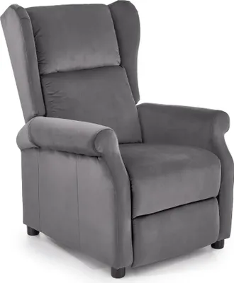 Obrázek produktu pro Halmar Relaxační křeslo (ušák) Agustin 2 - šedá
