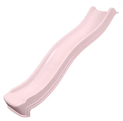 Produktbild von Gartenrutsche pastellrosa 220 cm mit Wasseranschluss, Podesthöhe 120 cm, 3-12 Jahre, bis 70 kg