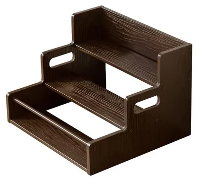 Image de Solidchoice - Organisateur à café en bambou, 2 niveaux