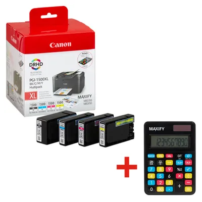 Immagine prodotto di Inchiostro CANON PGI1500XL MB2050 (4) CIANO/MAGENTA/GIALLO/NERO