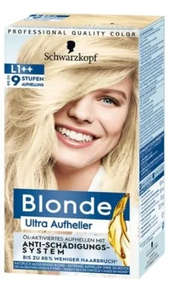 Produktbild von Professionelle Haaraufhellung - Extreme Aufhellung mit Schwarzkopf L1++ - Schnelle Ergebnisse in einem Schritt