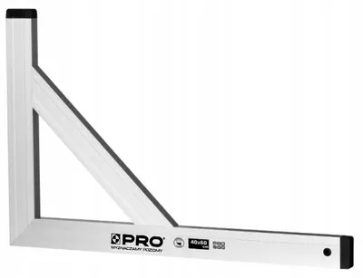 Produktbild von PRO Winkelmesser eloxiert verstärkt 40x60cm PRO-KA064