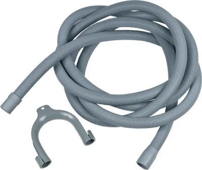 Produktbild von EUROPART Ablaufschlauch 10006273 für Waschmaschine | Abflussschlauch, Auslassschlauch, Entleerungsschlauch, Wasserabflussschlauch, Ablaufrohr