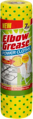 Produktbild von Elbow Grease | Reinigungstücher - 7 Stück - Super Saugfähig - Umweltfreundlich - Wiederverwendbar