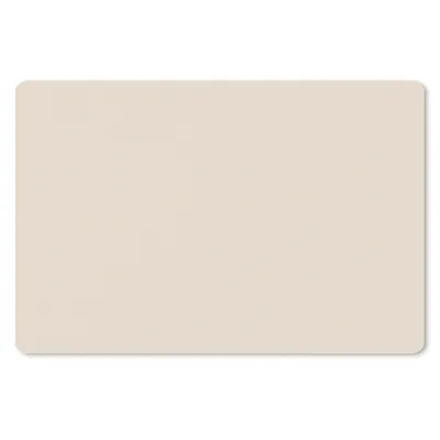 Produktbild von MuchoWow® Schreibtischunterlage Hell - Beige - Farbe - Unifarben 60x40 cm - XXL Mauspad - Großes Mauspad