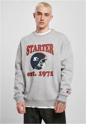 Obrázek produktu pro Pánská mikina Starter Football Crewneck heathergrey - M
