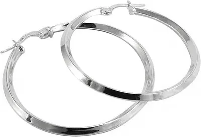 Produktbild von Ohrringe aus 925er Silber rhodiniert Glare879 H 41,5 mm B 40,4 mm T 2,6 mm