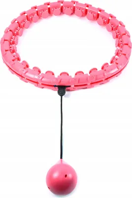 Produktbild von Hula Hoop Reifen mit Gewicht & Noppen - Verstellbarer Fitnessreifen zum Abnehmen