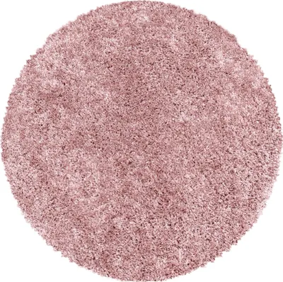 Produktbild von Carpetsale24 Hochflor Teppich Uni Einfarbig Modern Shaggy Teppich Wohnzimmer Flauschig Weich Preishammer, Grösse: 200 cm Rund
