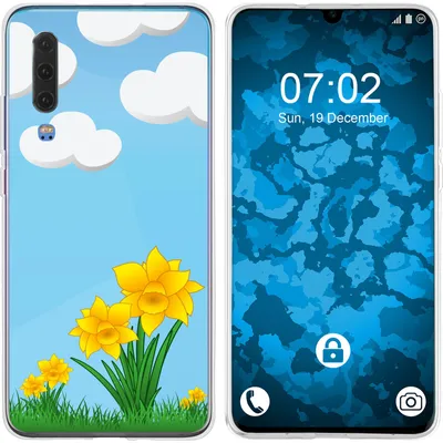 Produktbild von PhoneNatic Case kompatibel mit Huawei P30 Silikon-Hülle Ostern M4