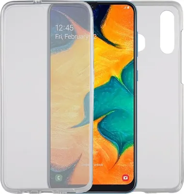 Produktbild von Samsung Galaxy A30 Hülle Case 360 Handy Schutz Tasche Cover Full TPU Etui Transparent