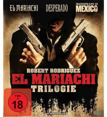 Produktbild von PLAION Desperado / El Mariachi / Irgendwann in Mexico (2 Blu-rays), Film, Blu-ray, Deutsch, Englisch, Französisch, 292 min, Desperado/El mariachi/Once Upon a Time in Mexico, Abenteuer