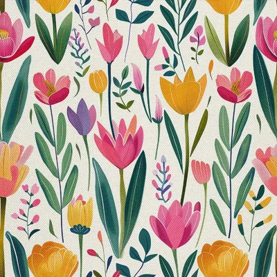 Productafbeelding van Buitenkussens Oxford - Motief: Lente I DX7414
