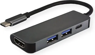 Image de VALUE Station d'accueil USB Type C, HDMI 4K, 2x USB Type A + Type C PD