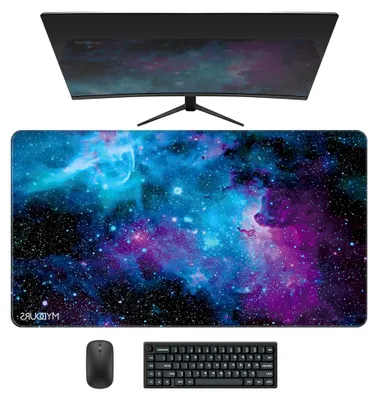 Produktbild von Großes Gaming Mauspad 900 x 500 mm mit rutschfester Gummibasis