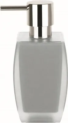 Produktbild von Spirella Seifenspender "Freddo" Flüssigseifen-Spender, Fassungsvermögen 7 x 7 x 15 cm - 200ml - Grau