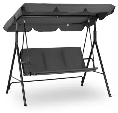 Immagine prodotto di Strattore Hollywoodschaukel Gartenschaukel / Gartenliege 175 x 110 x 153 cm - Anthrazit