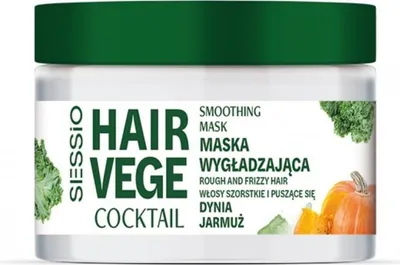 Obrázok produktu pre Sessio Hair Vege Cocktail Wygładzająca maska do włosów Dynia i Jarmuż, 250g