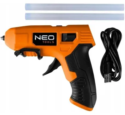Immagine prodotto di NEO TOOLS Pistola per colla 11 mm, 4V, alimentazione USB