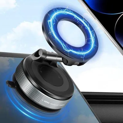 Productafbeelding van 360° Draaibare Autotelefoonhouder voor iPhone en Android Smartphones - Universele Telefoonhouder voor Auto