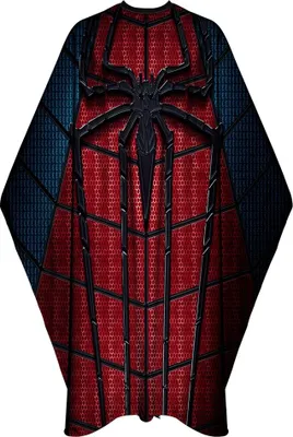Produktbild von Kuatek Friseurumhang Kinderumhang Friseurzubehör Haarschneideumhang Spiderman