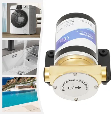 Immagine prodotto di Pompa dell'acqua - Pompa di aumento pressione - 12 V - 120 W - 2850 giri/min - IP68 - fino a 60 °C - Spina UE