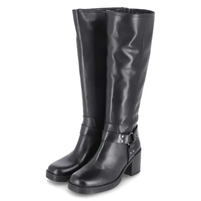 Produktbild von Unisa Damen Stiefel Schwarz Glatteder Größe: 39