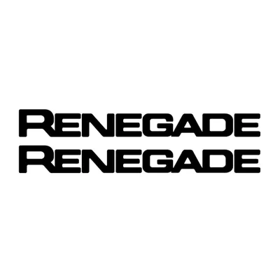 Produktbild von Aufkleber Schriftzug Jeep-Renegade für Türgriffe, schwarz, 10 cm, 2 Stück