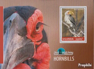 Produktbild von Briefmarken Uganda 2014 Mi Block453 (kompl.Ausg.) postfrisch Hornvögel