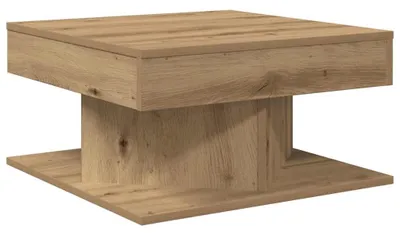 Image de vidaXL Table basse Artisan-Chêne 55x55x30 cm Bois composite
