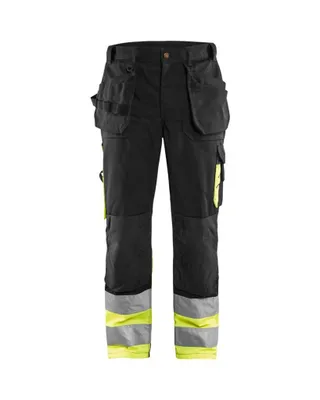 Produktbild von Blakläder High Vis Bundhose 1529 1860 in div. Farben, Farbe:schwarz/gelb, Größe:D96 (D24)
